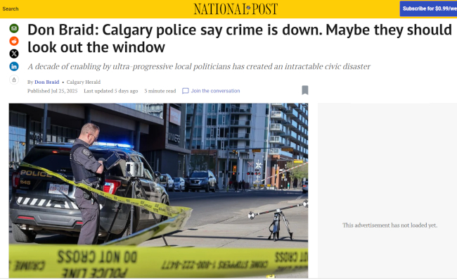 Calgary squalor National Post July 25 2025